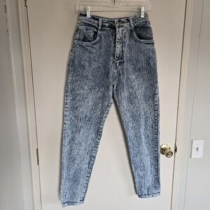 Vintage Acid Wash High-Waisted Jeans Juniors 9-10